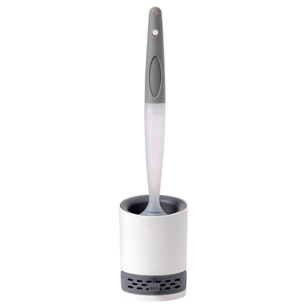 Household Toilet Brush Wall Hanging Punch Free Cleaning Brush for Home Hotel