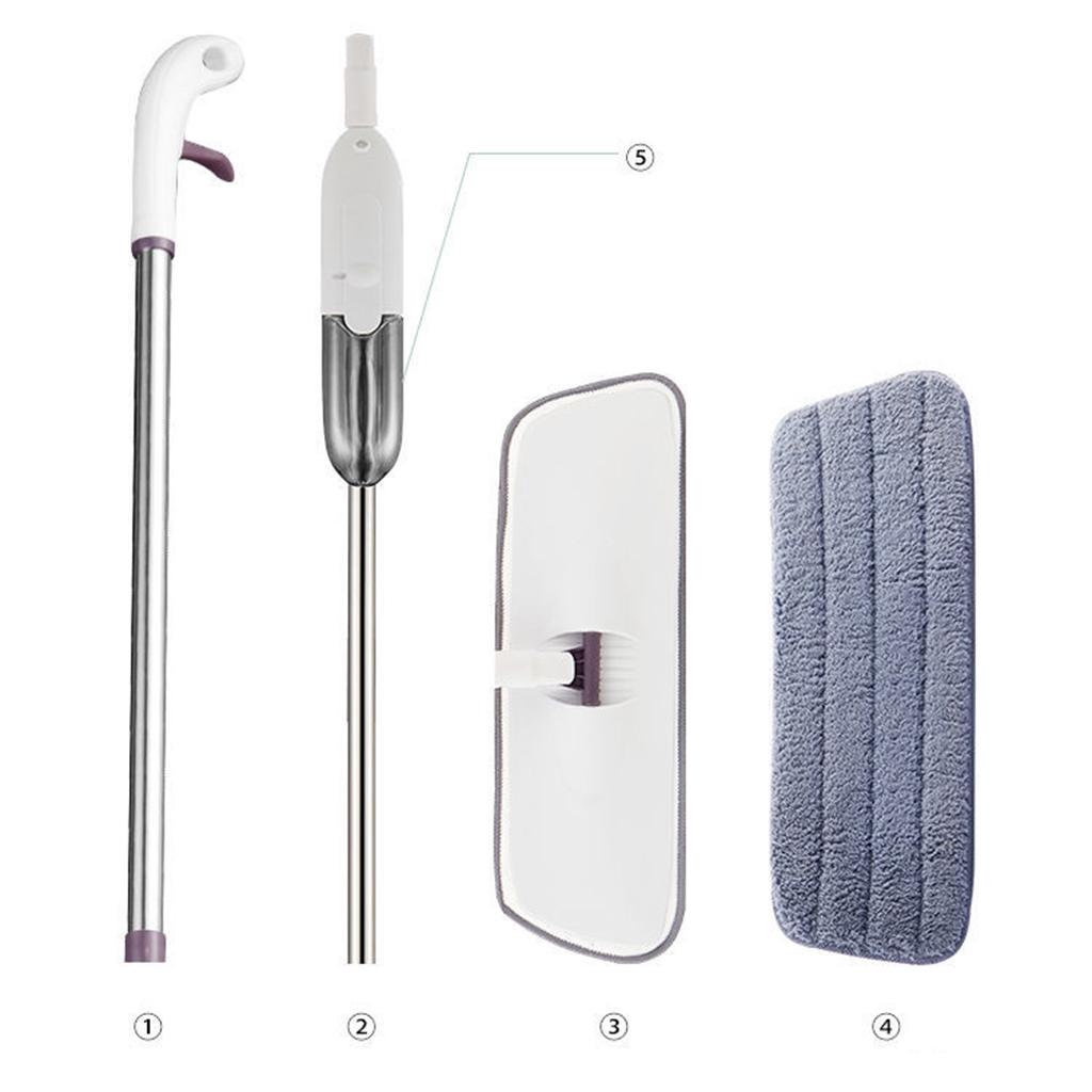 Premium Microfiber Spray Mop Reusable Upgrade Dry Wet for Kitchen Ceramic