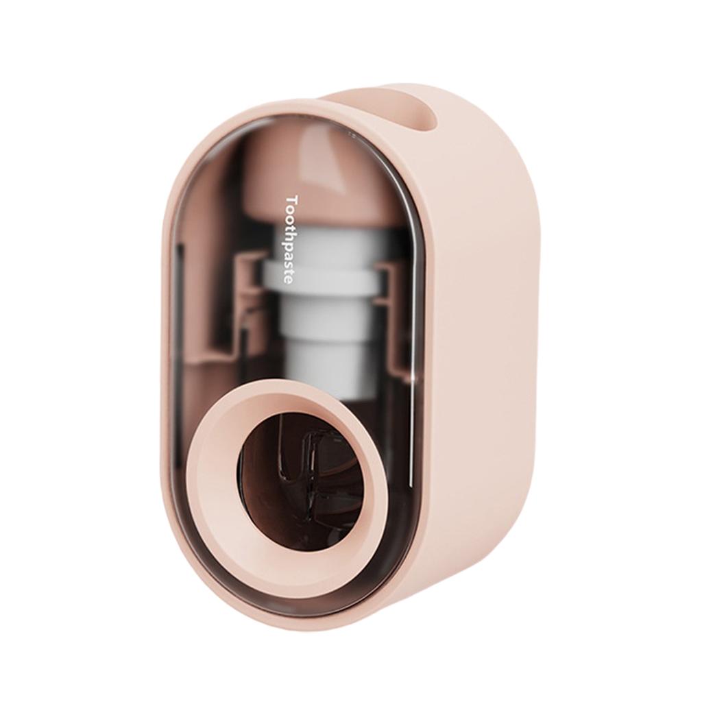 Automatic Toothpaste Dispenser Toothpaste Tool Hands Free for Bath Home Pink