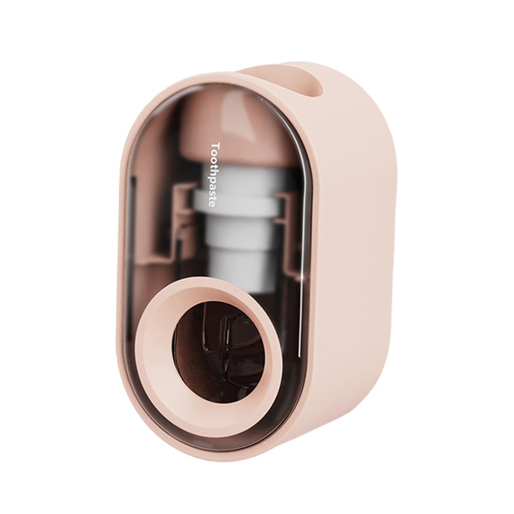 Automatic Toothpaste Dispenser Toothpaste Tool Hands Free for Bath Home Pink