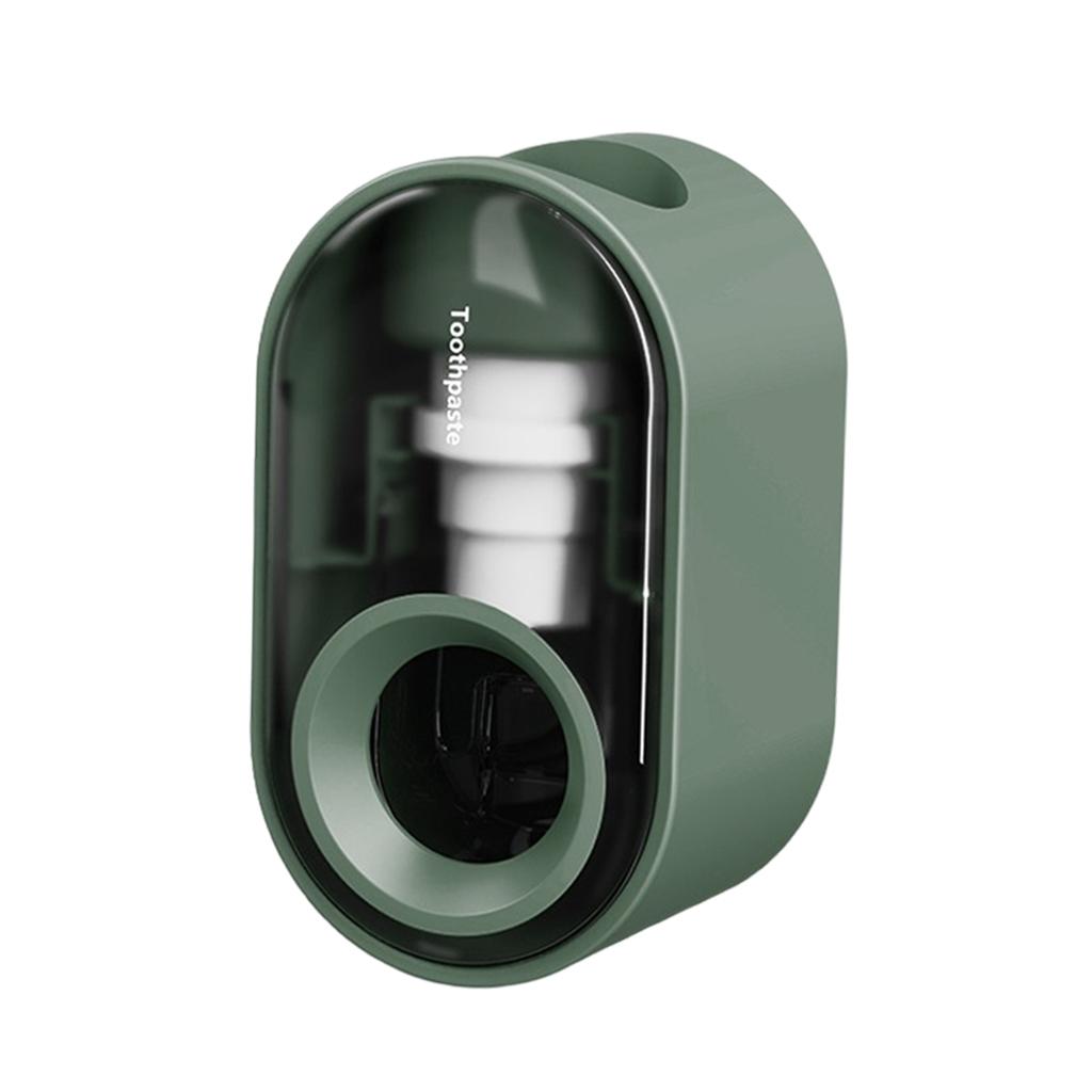 Automatic Toothpaste Dispenser Toothpaste Tool Hands Free for Bath Home Dark green