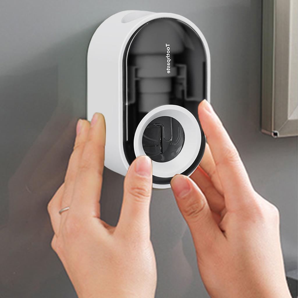 Automatic Toothpaste Dispenser Toothpaste Tool Hands Free for Bath Home White