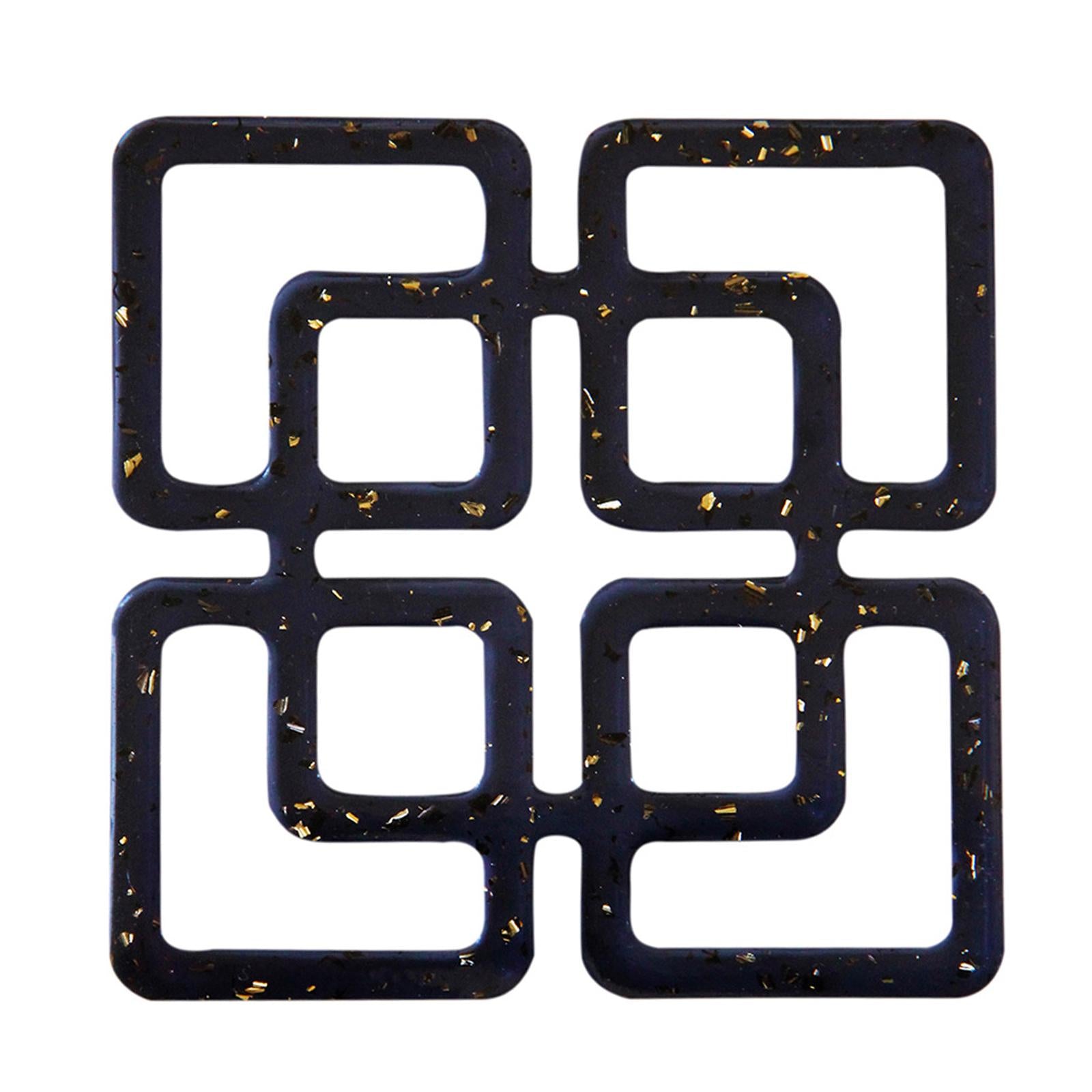Square Cup Pads Decoration Cup Mat Reusable for Table Office Home Decor