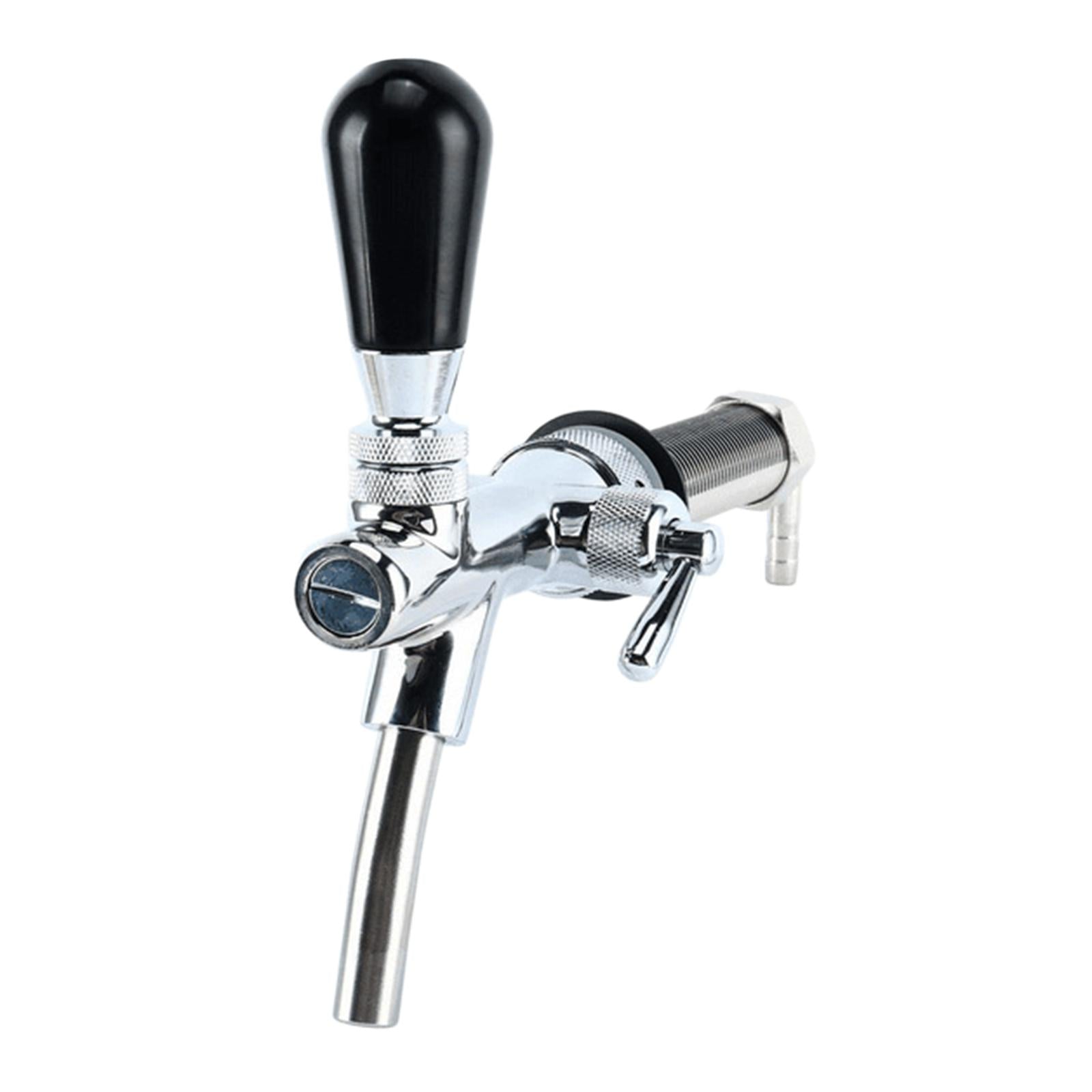 Stainless Steel Beer Faucet Beer Keg Tap for Home Bar Beer Kegging Homebrew