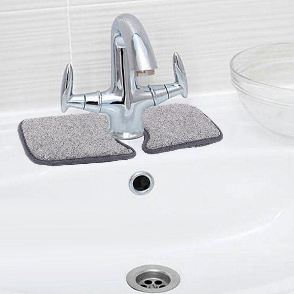 Kitchen Faucet Absorbent Pad Water Drying Pads for Bathroom Countertop Gray