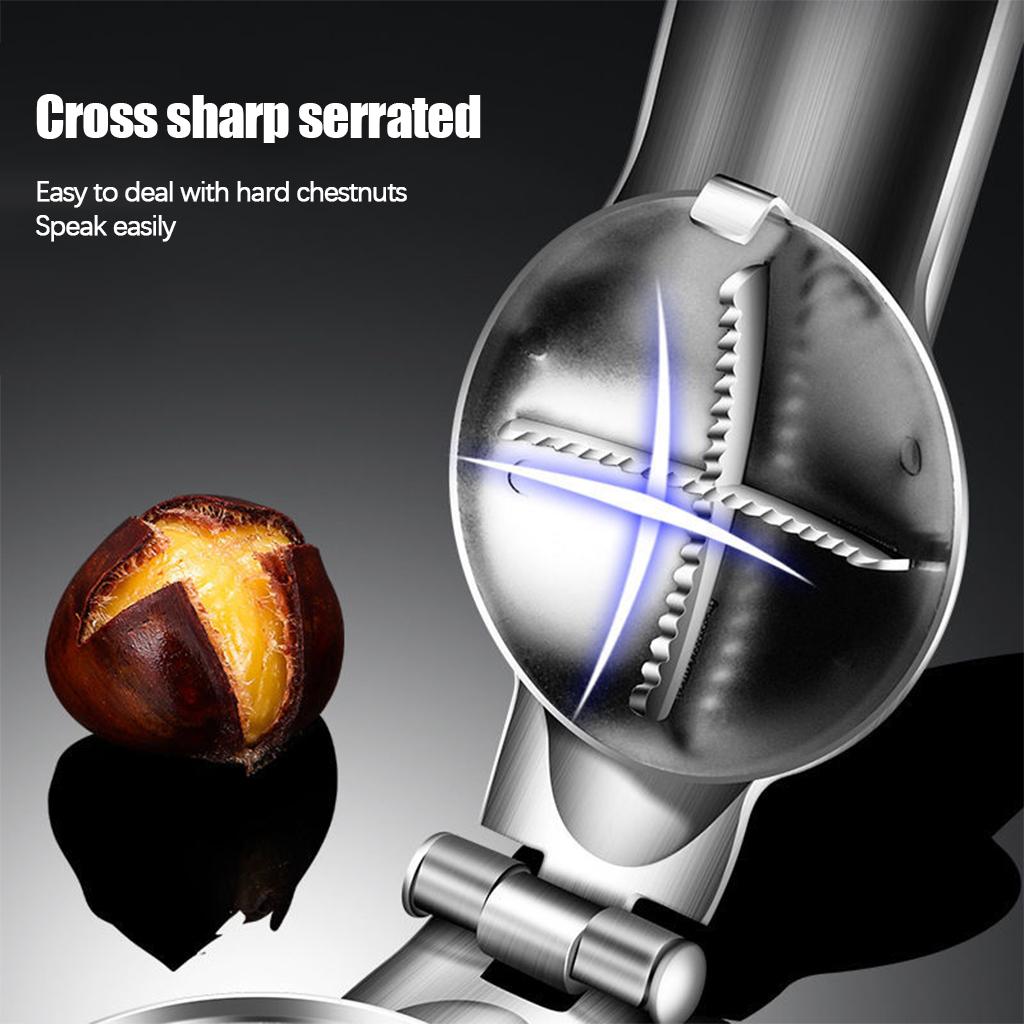 Multifunctional Nuts Cutter Chestnut Peeler Nut Cutter Tool Chestnut Cutter