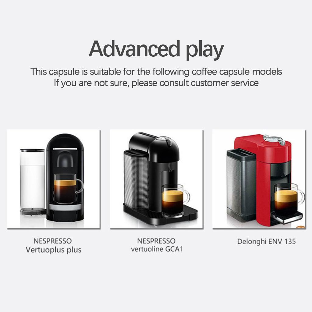 Reusable Coffee Filters Coffee Capsules Pod for NESPRESSO VERTUOPLUS PLUS