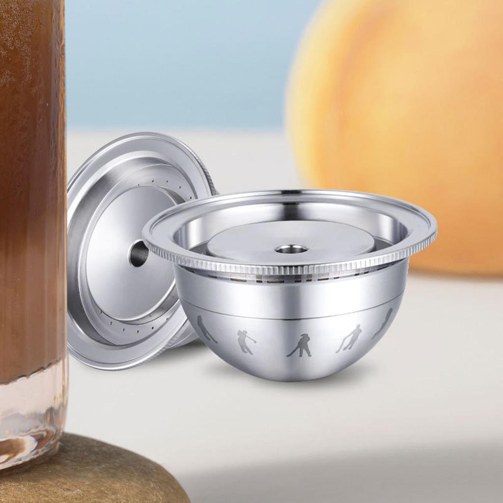 Reusable Coffee Filters Coffee Capsules Pod for NESPRESSO VERTUOPLUS PLUS