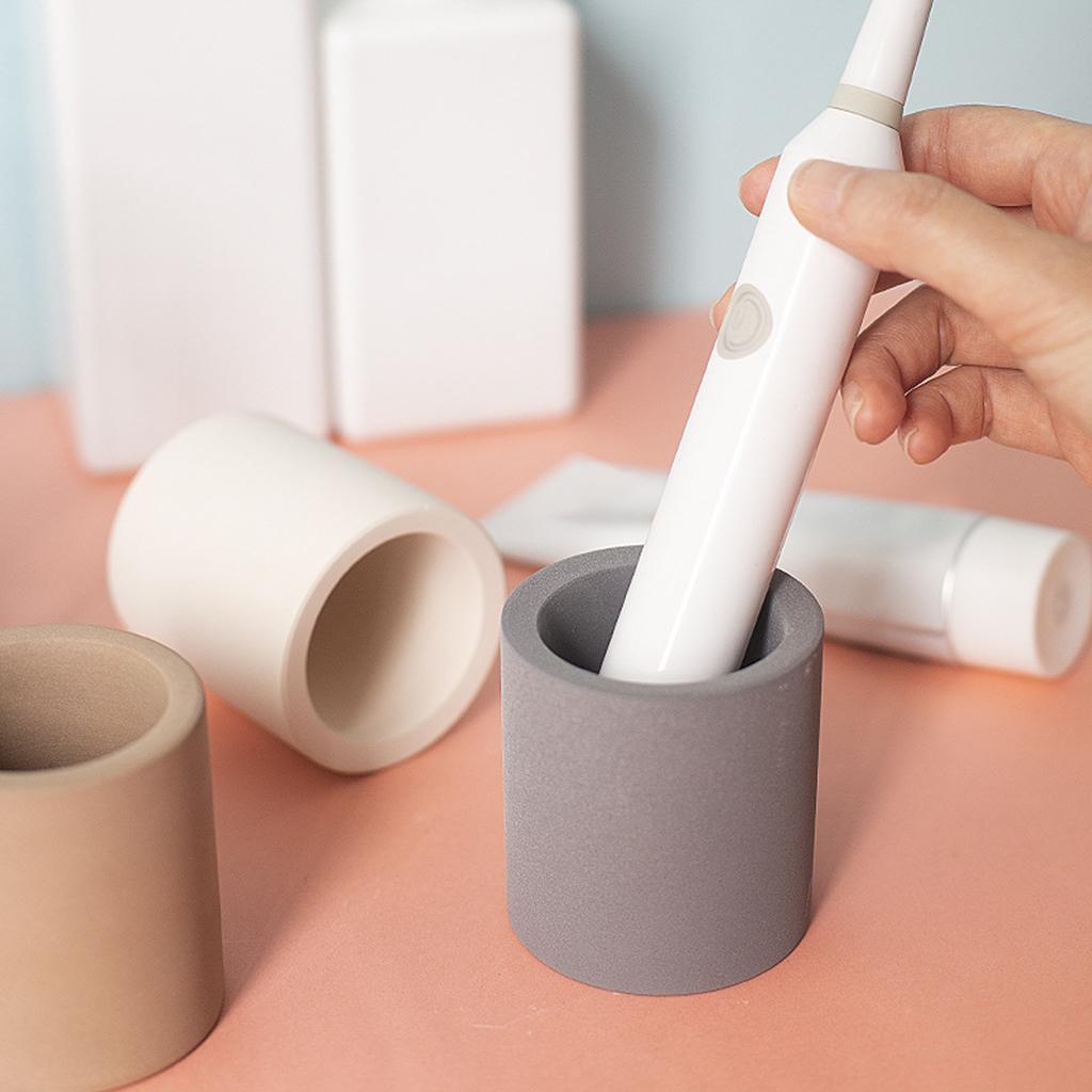 Diatomite Electric Toothbrush Holder Fast Water Drying Holder for Toothpaste Grey A