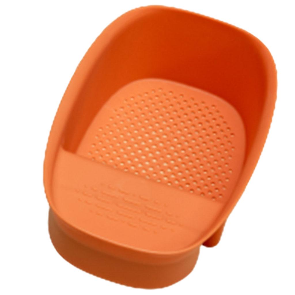 Kitchen Sink Strainer Basket Saddle-Shaped for Wash Vegetables Fruits Pasta Orange