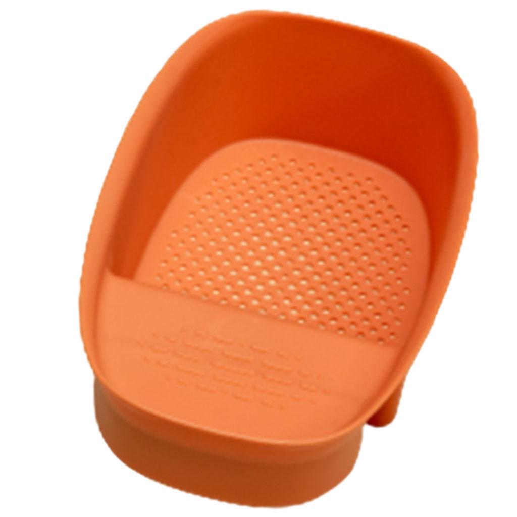 Kitchen Sink Strainer Basket Saddle-Shaped for Wash Vegetables Fruits Pasta Orange