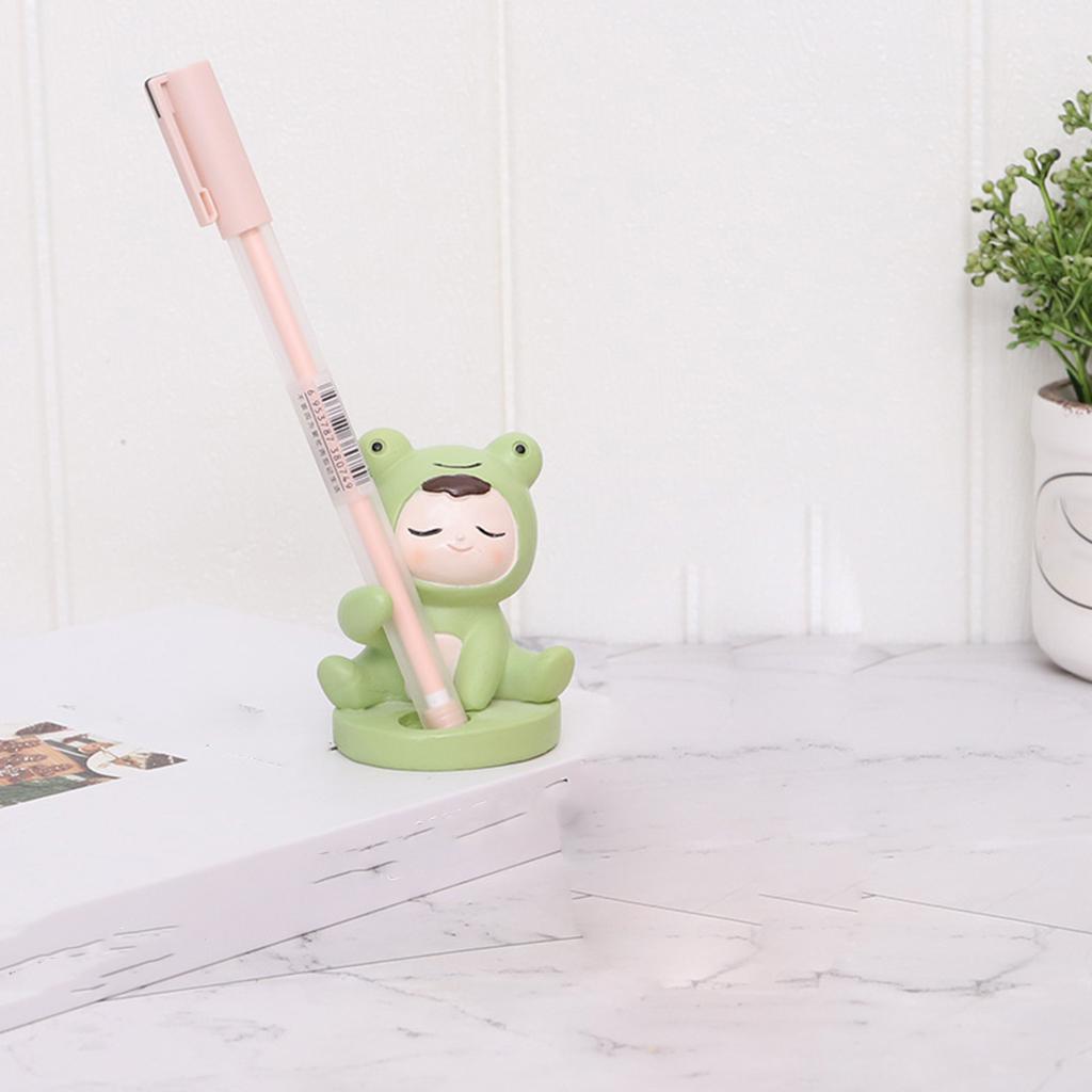 Cute Toothbrush Holder Stand Animal Shape Multi-Functional for Hotel Vanity Frog