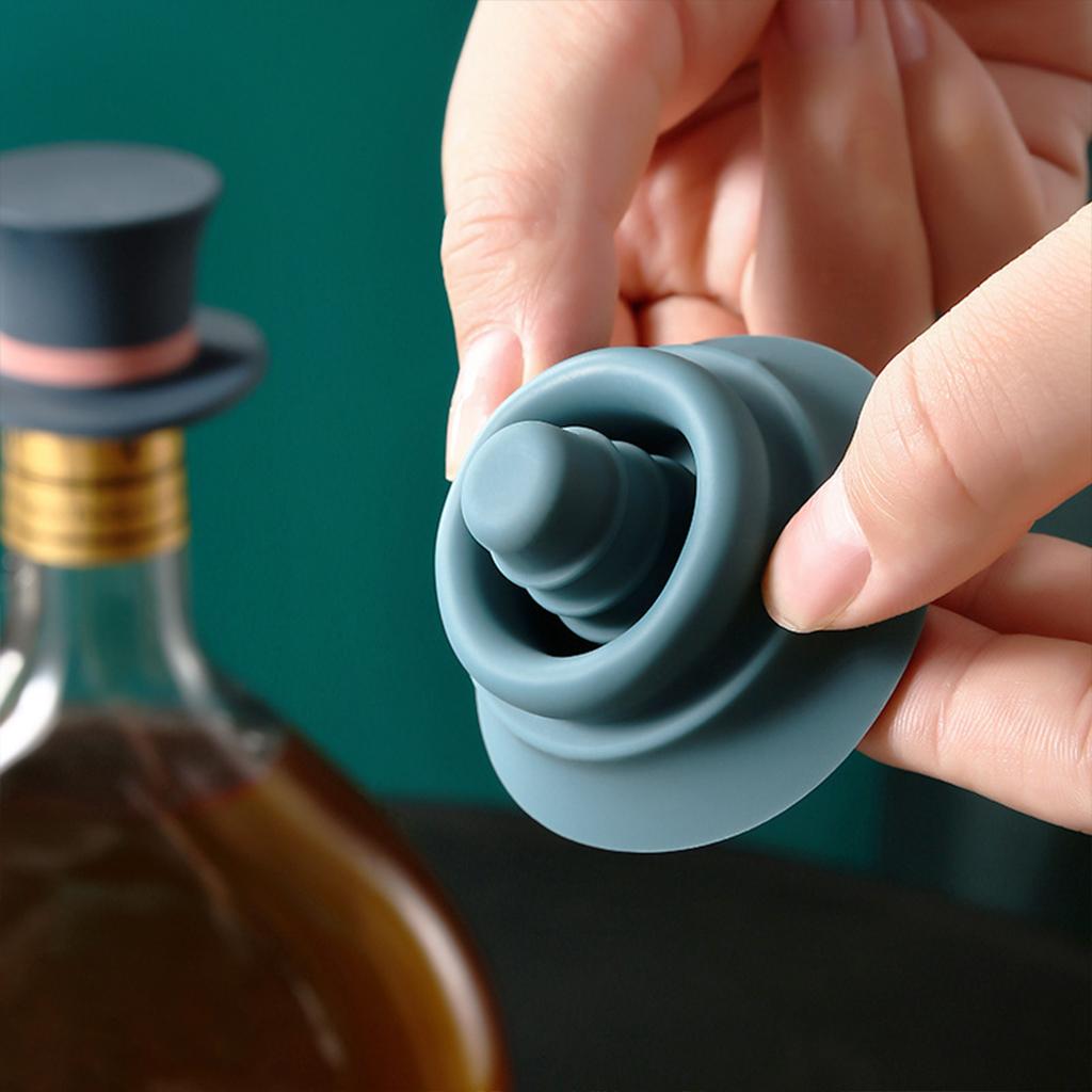 Creative Wine Bottle Stopper Red Wine Bottle Stopper Bottle Sealer  Green