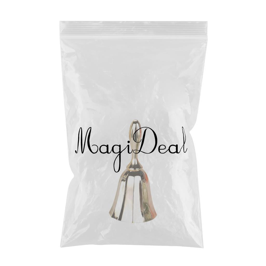 Desk Hand Bell Desk Bell Call Bells for Kitchen Restaurants  Golden