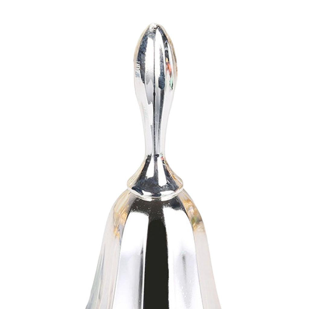 Desk Hand Bell Desk Bell Call Bells for Kitchen Restaurants  Silver