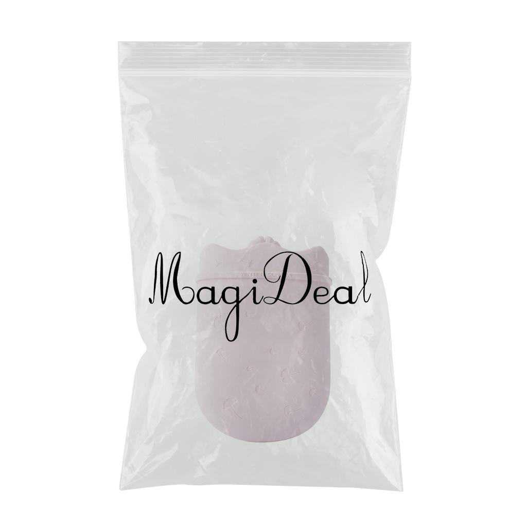 500ml Hot Water Bottle & Cover Leakproof High Density Winter Hand Warmer Pink