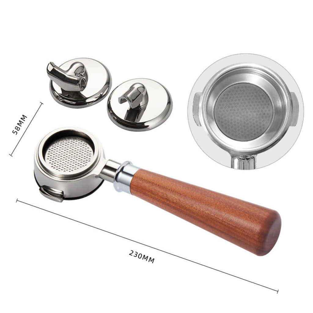 Multifunction 58mm Bottomless Portafilter E61 Durable for Coffee Maker D