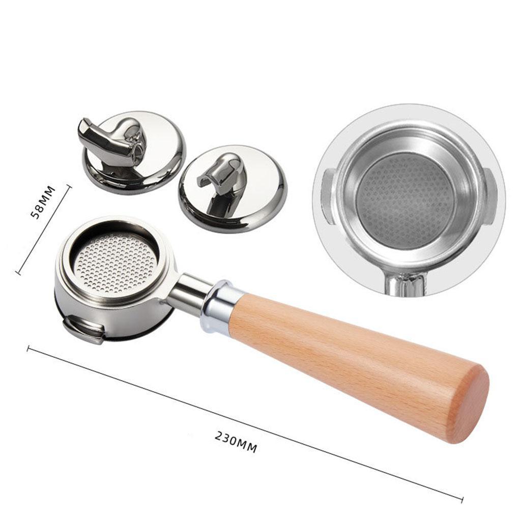 Multifunction 58mm Bottomless Portafilter E61 Durable for Coffee Maker E