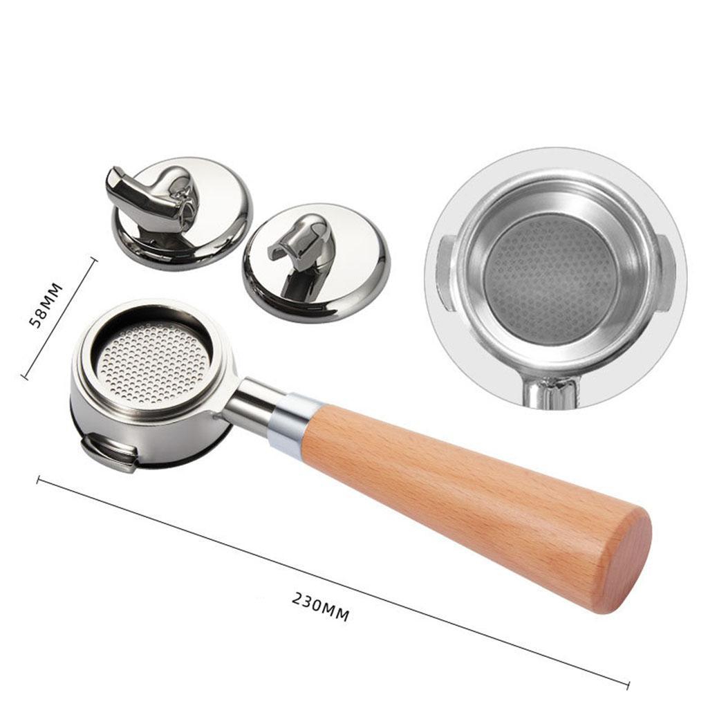 Multifunction 58mm Bottomless Portafilter E61 Durable for Coffee Maker G