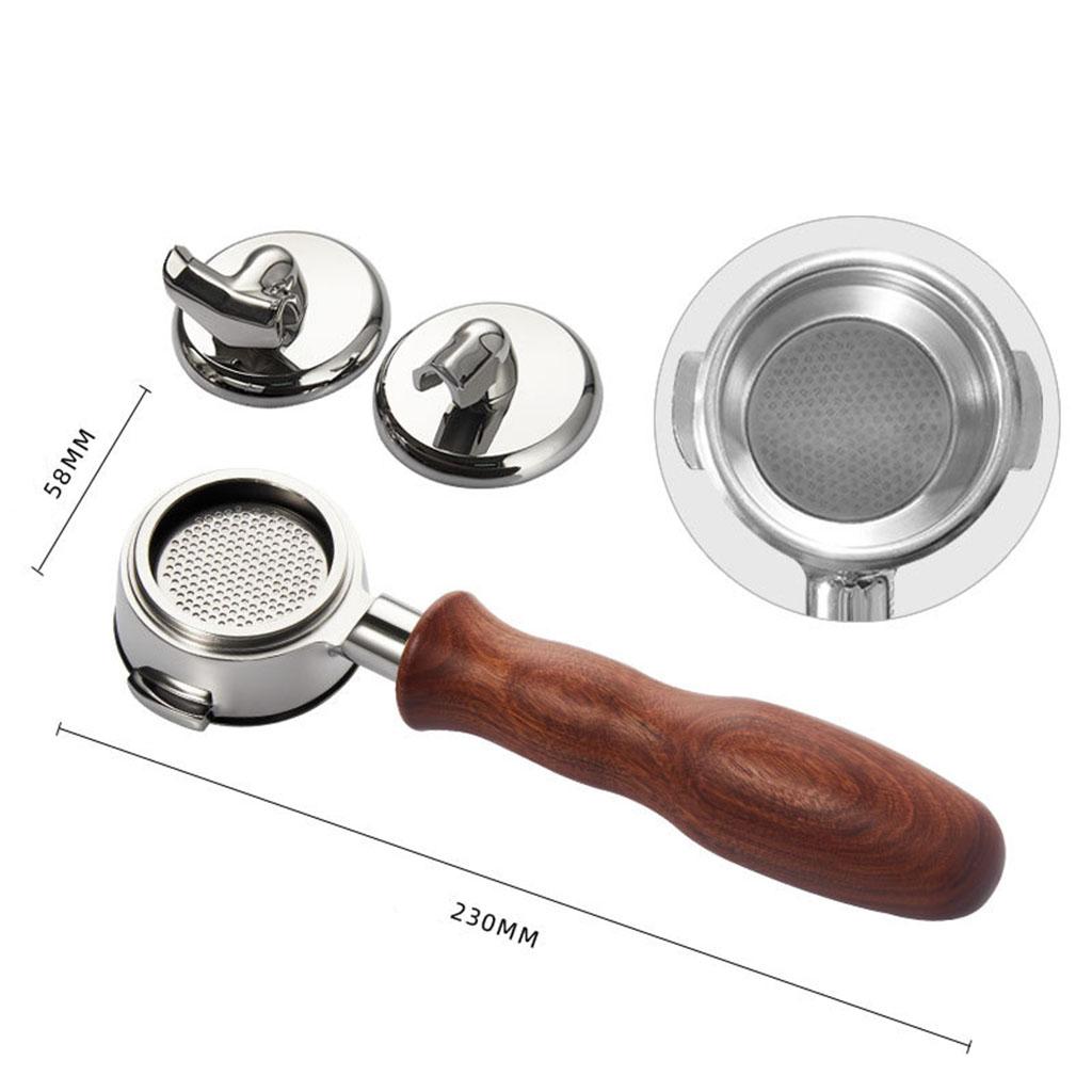 Multifunction 58mm Bottomless Portafilter E61 Durable for Coffee Maker J