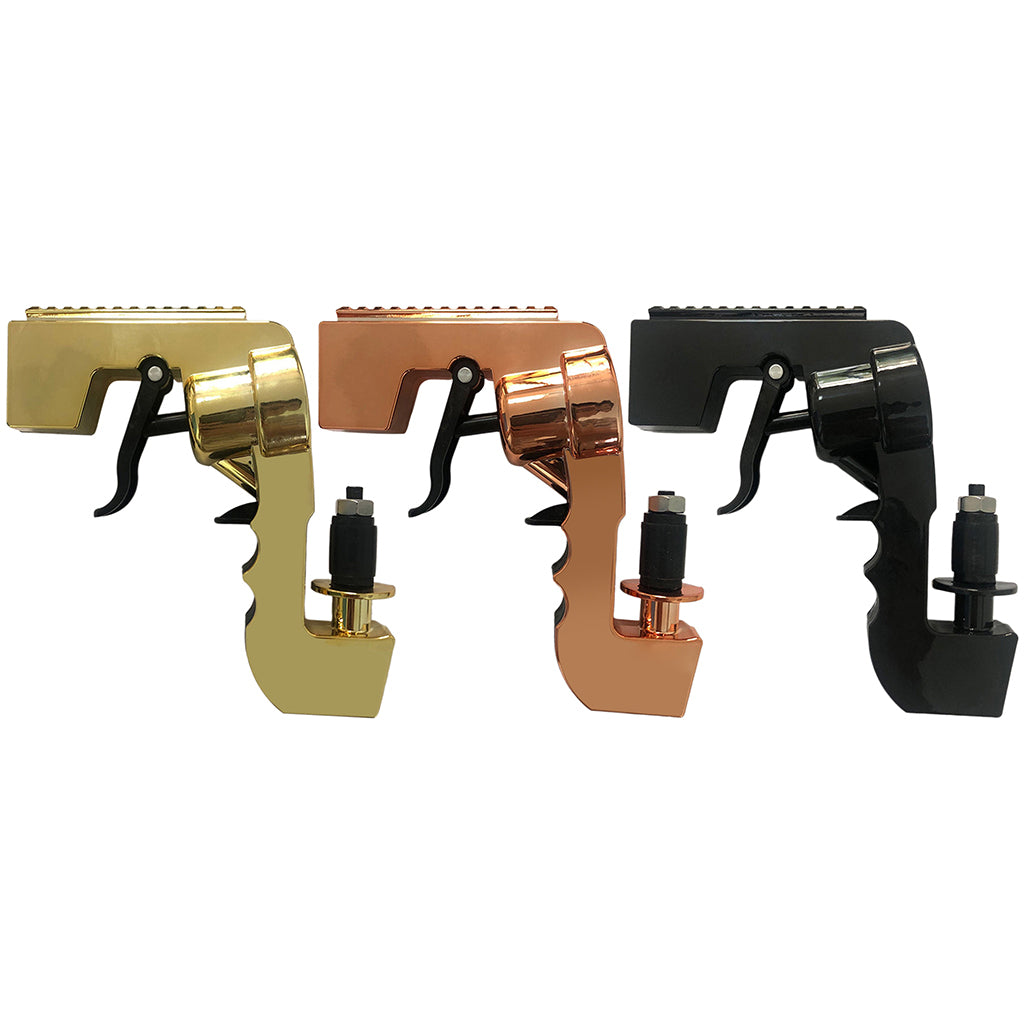 Champagne Gun Dispenser Adjustable Squirt Gun for Holiday Wedding golden