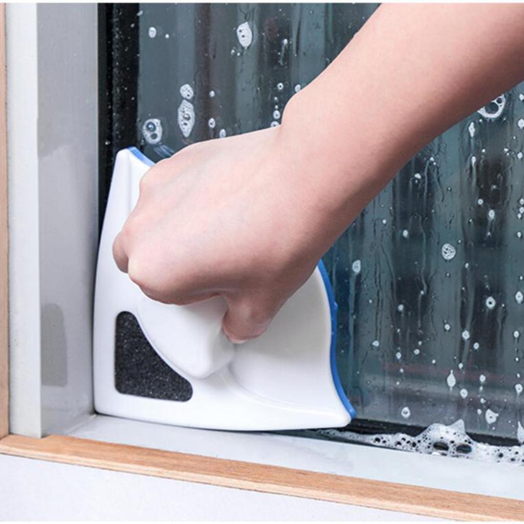 Magnetic Window Cleaner for Bungalows Glass Thickness 0-8mm Sliding Doors Blue