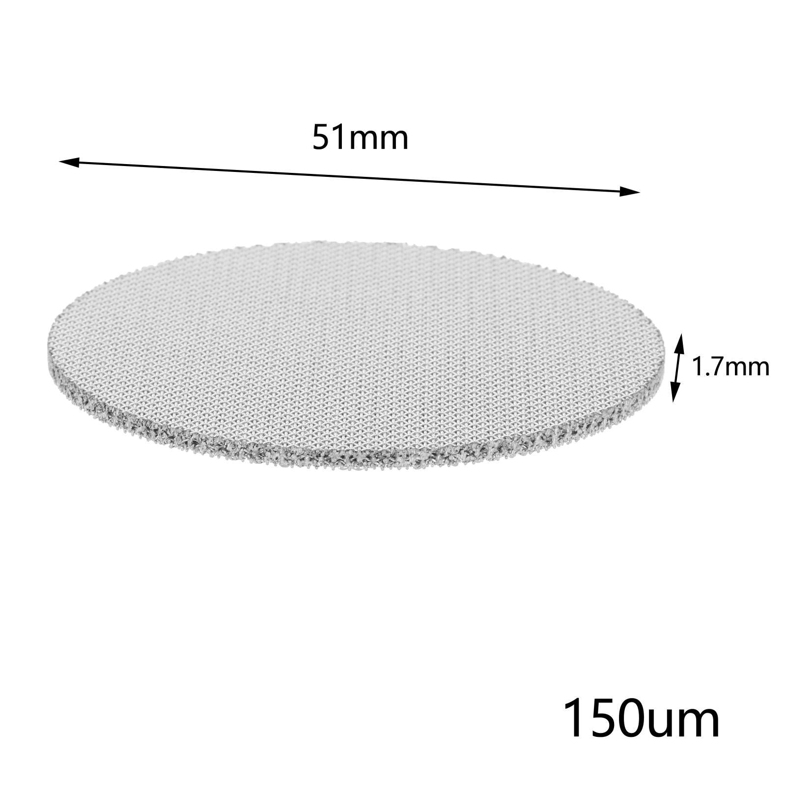 Coffee Filter Screen Filter Mesh Professional for Coffee Machine Accessories 51mm 2mm Thick