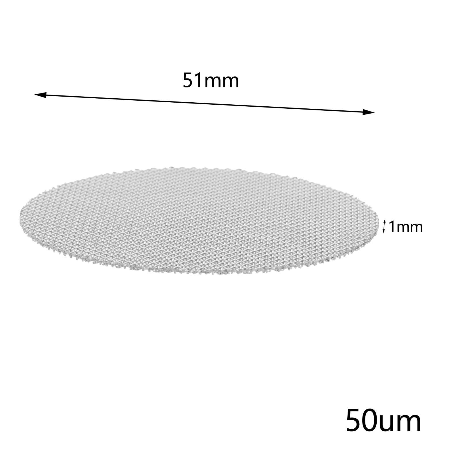 Coffee Filter Screen Filter Mesh Professional for Coffee Machine Accessories 51mm 1mm Thick