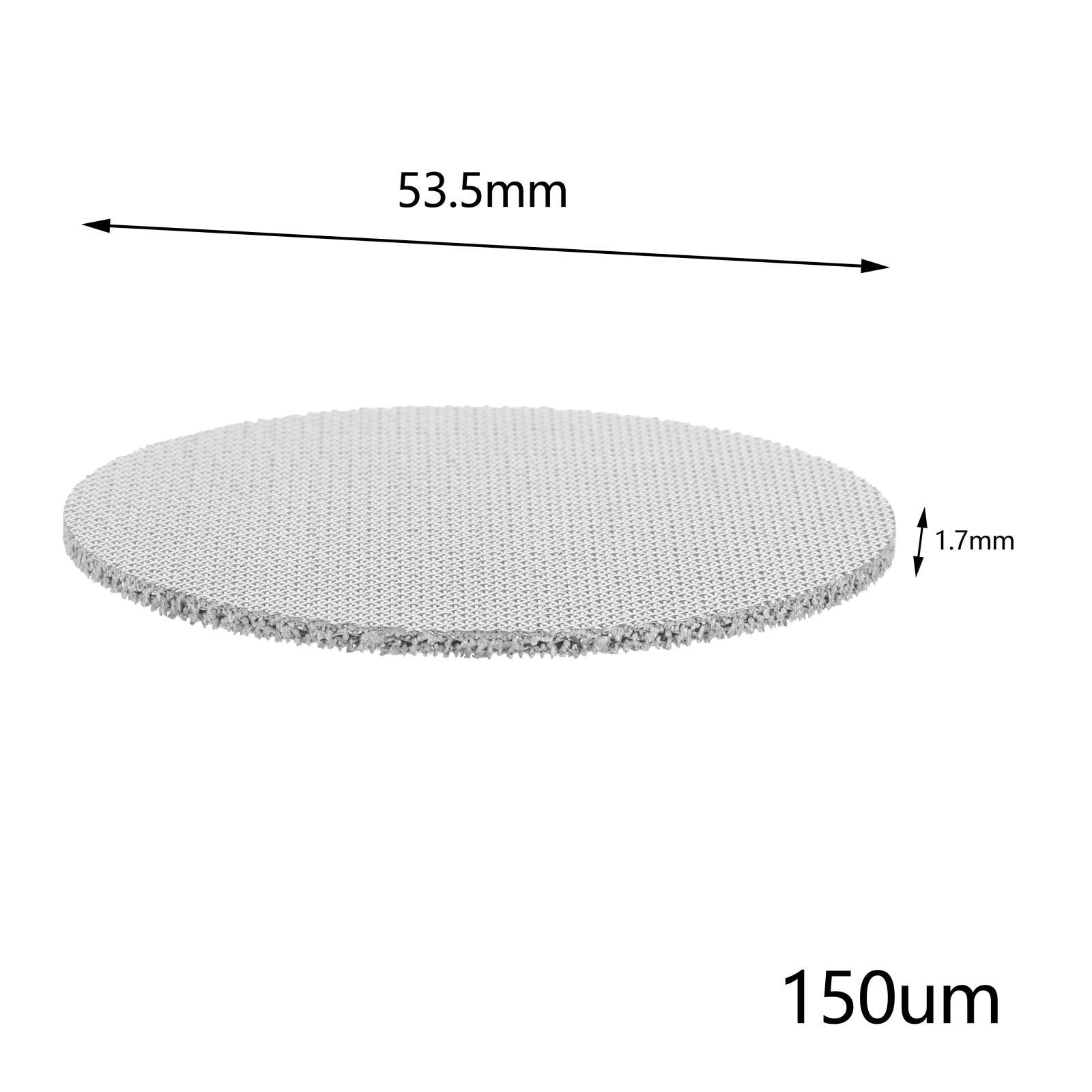 Coffee Filter Screen Filter Mesh Professional for Coffee Machine Accessories 53.5mm 2mm Thick