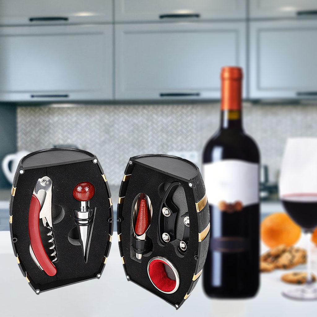 5Pcs Handheld Wine Bottle Opener Wine Accessories for Home Plastic Handle