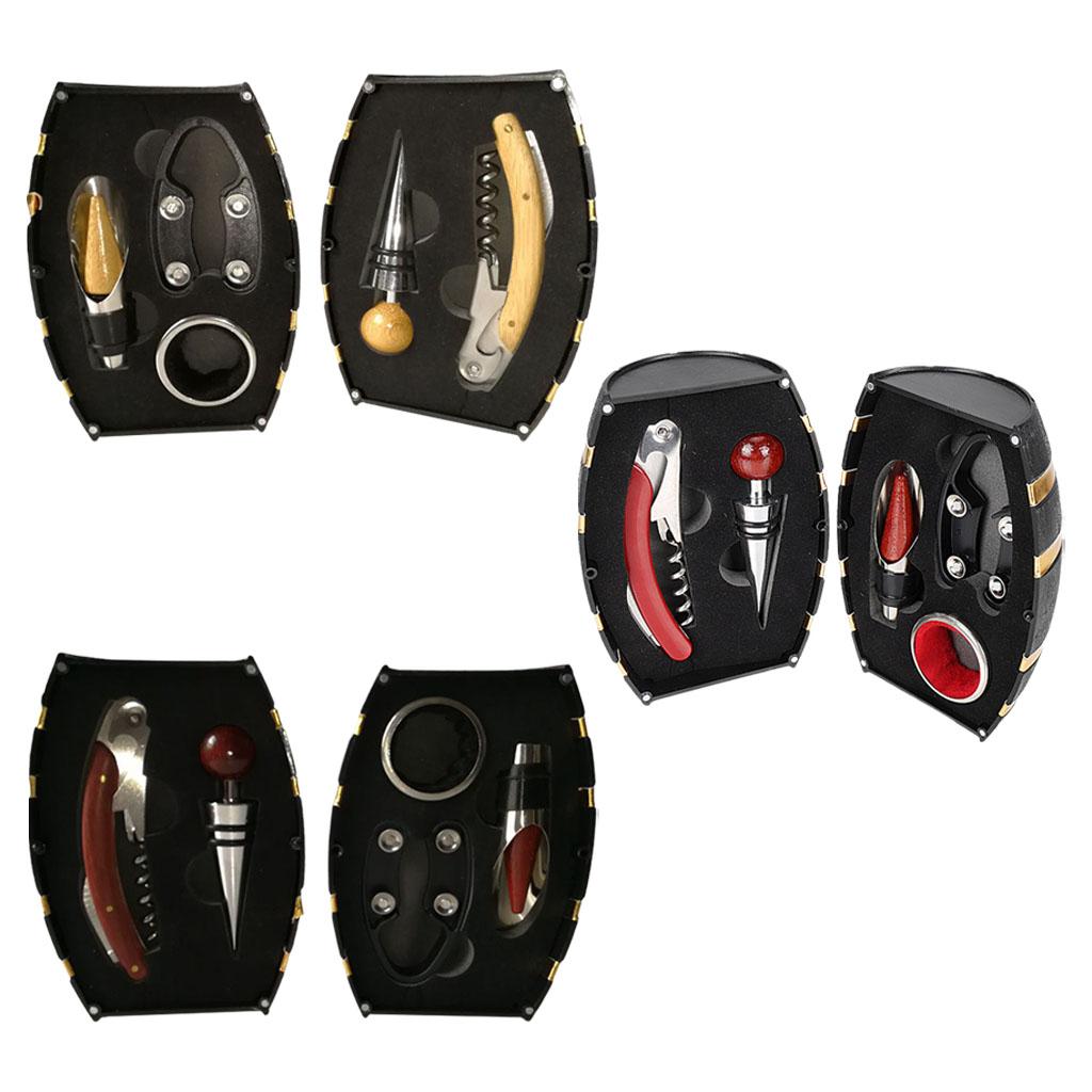 5Pcs Handheld Wine Bottle Opener Wine Accessories for Home Plastic Handle