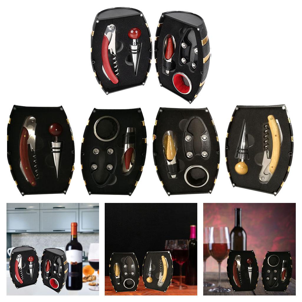5Pcs Handheld Wine Bottle Opener Wine Accessories for Home Plastic Handle