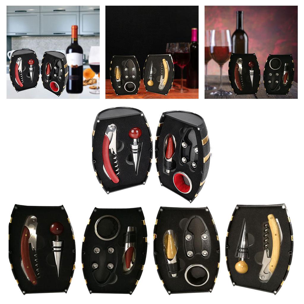 5Pcs Handheld Wine Bottle Opener Wine Accessories for Home Plastic Handle