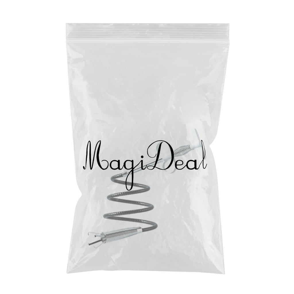 Household Drain Cleaner Drain Pipe Cleaner for Shower Drain Pipeline Sewer White 300cm