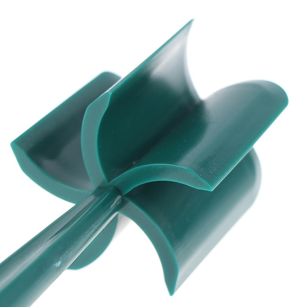 ABS Plastic Meat Chopper Kitchen Utensil 5 Curve Blades for Cooking Baking Green