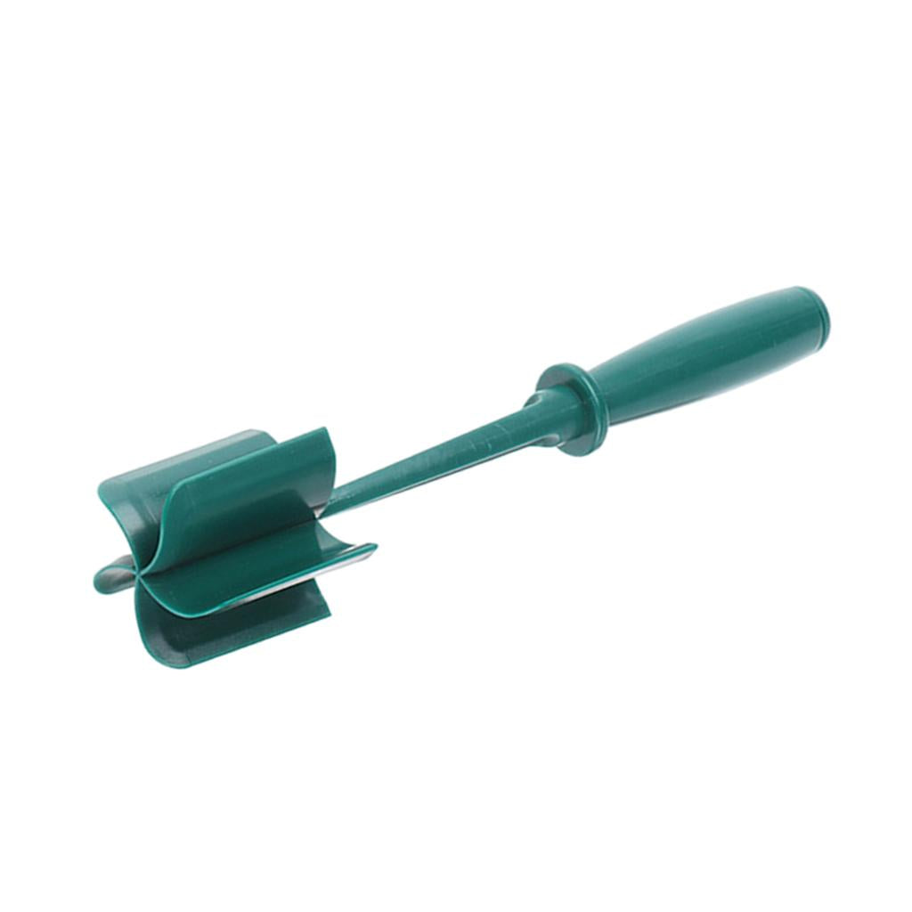 ABS Plastic Meat Chopper Kitchen Utensil 5 Curve Blades for Cooking Baking Green