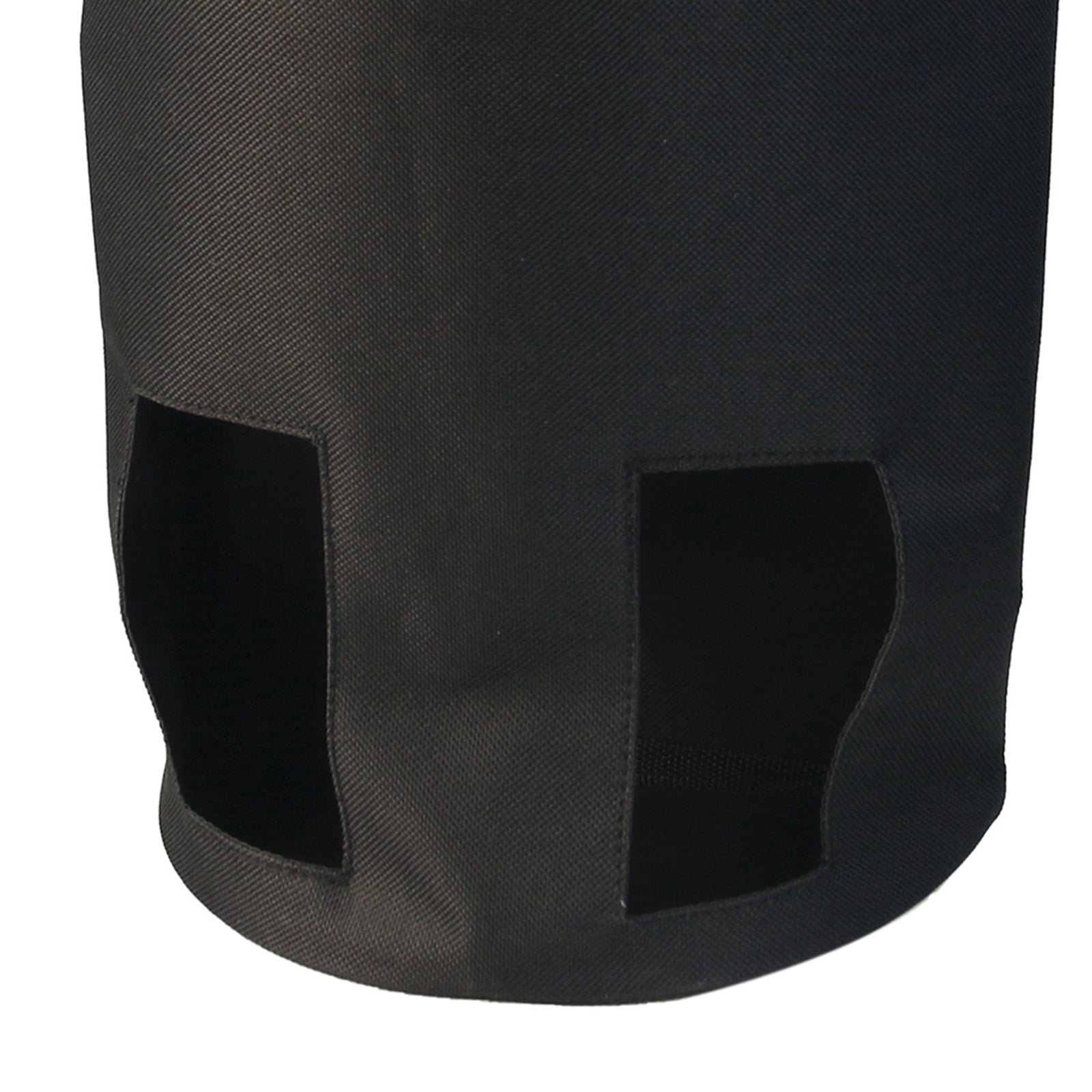 Rabbit Hay Feeder Bag Hay Bag Hanging Pouch Feeder 2 Holes for Guinea Pig black
