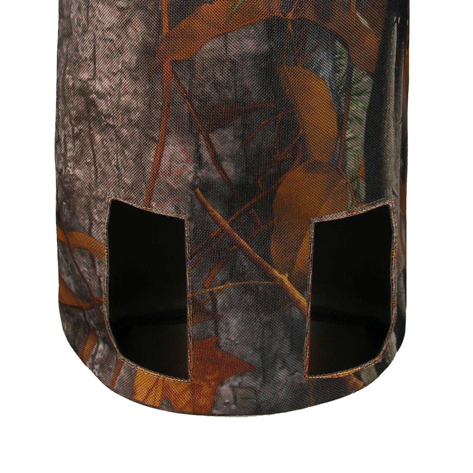 Rabbit Hay Feeder Bag Hay Bag Hanging Pouch Feeder 2 Holes for Guinea Pig leaf camouflage