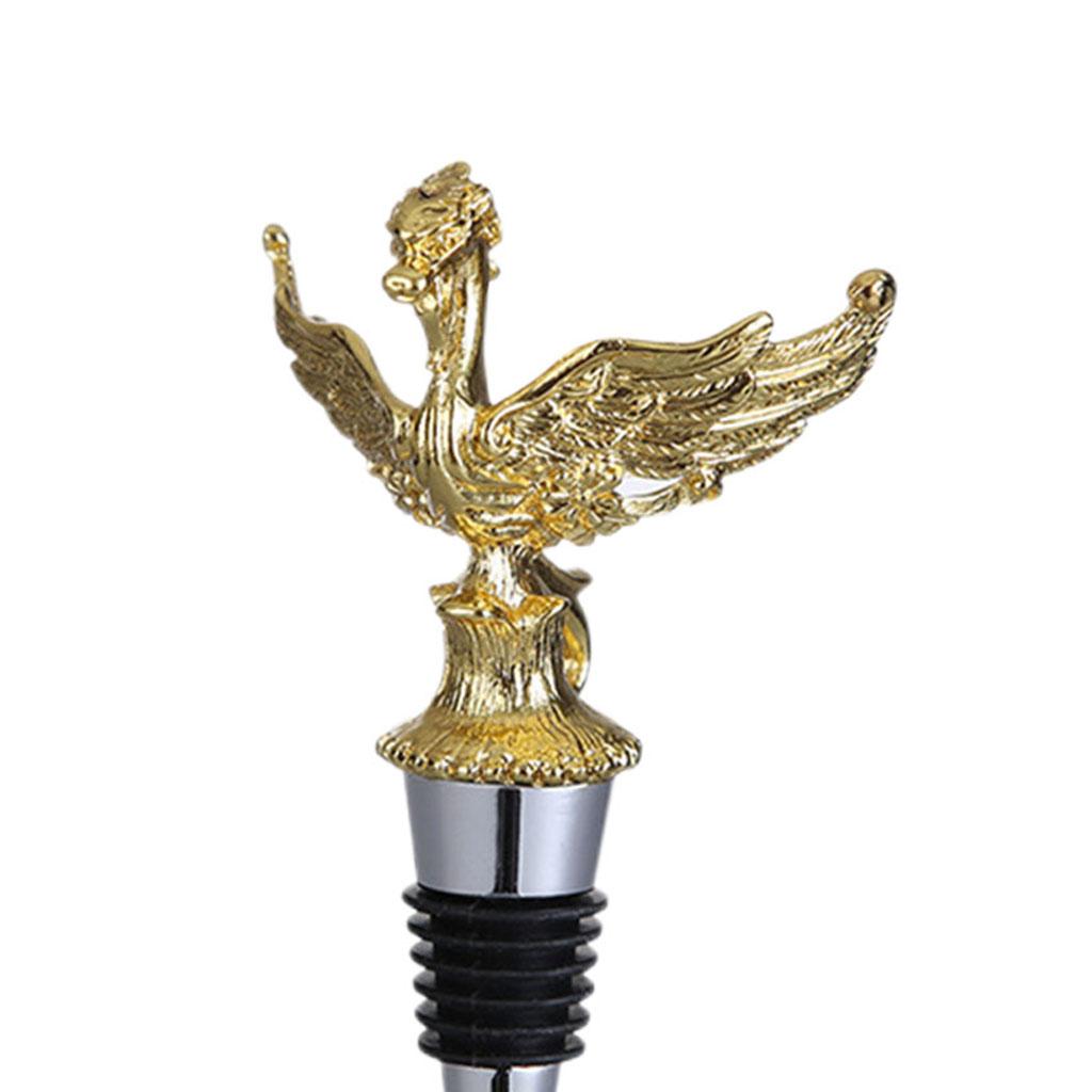 Animal Wine Bottle Stopper Decor for Bar Beverage Bottle Champagne Bottle Dragon Stopper Gold