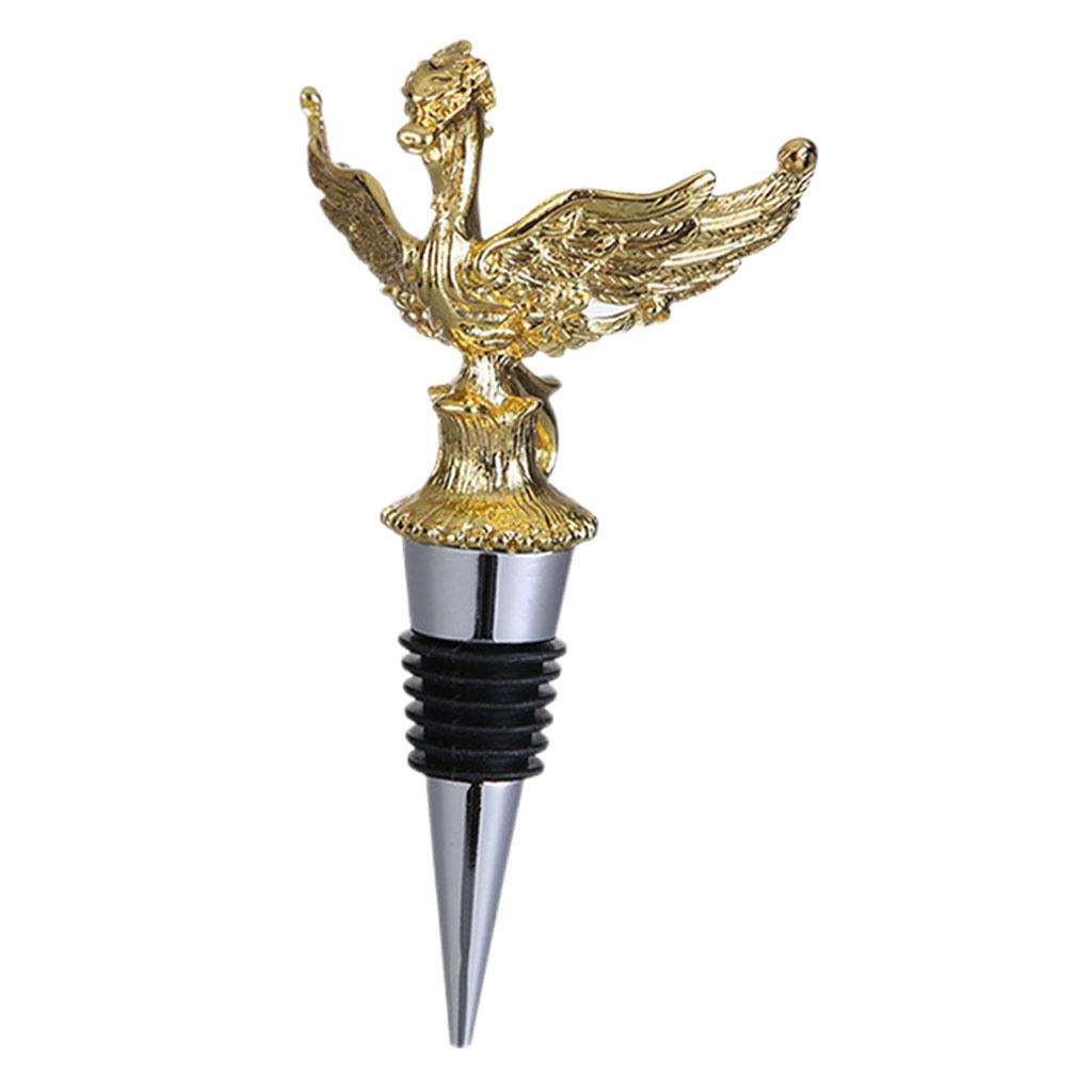 Animal Wine Bottle Stopper Decor for Bar Beverage Bottle Champagne Bottle Dragon Stopper Gold