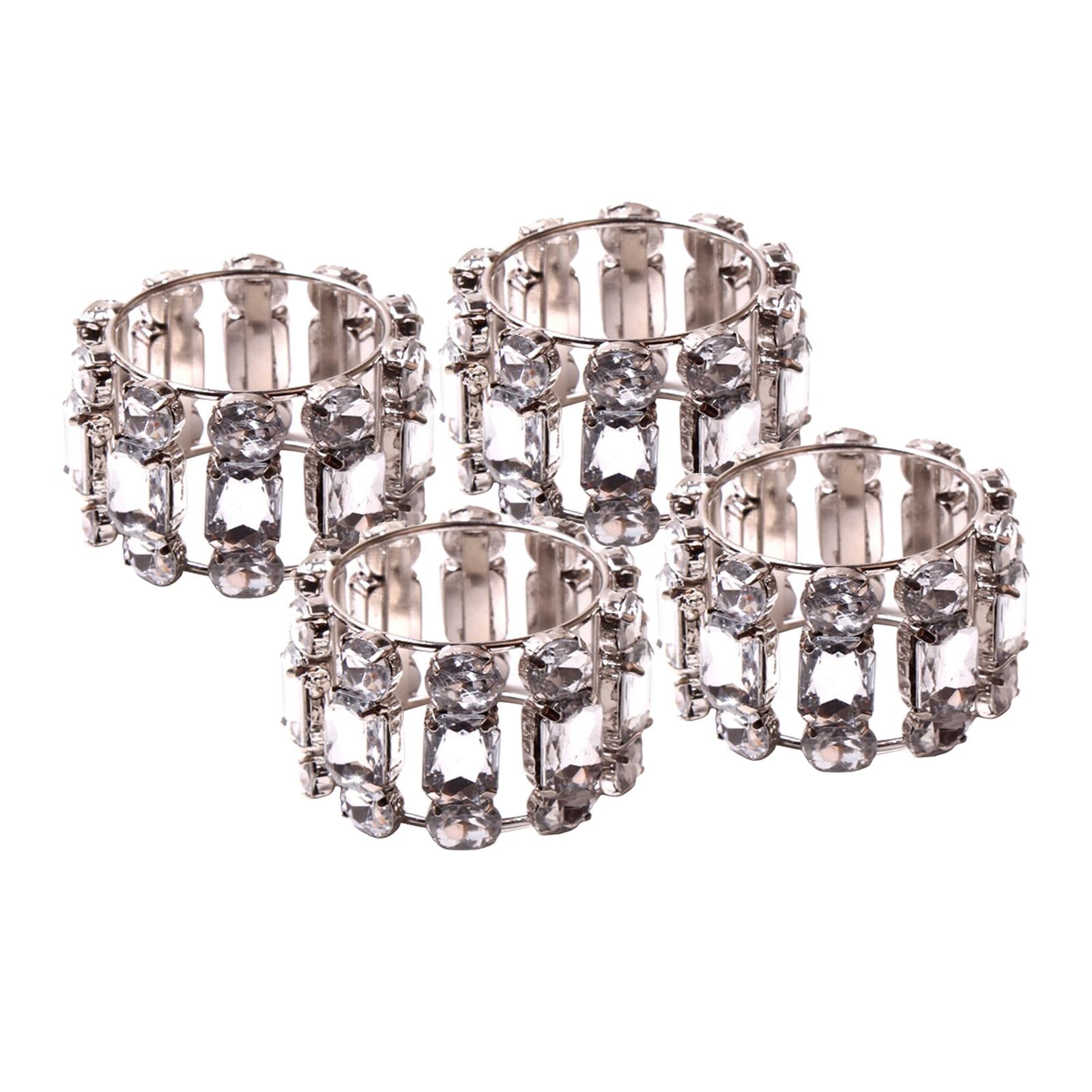 Napkin Buckle Table Decoration Accessories Stain Resistant for Holiday