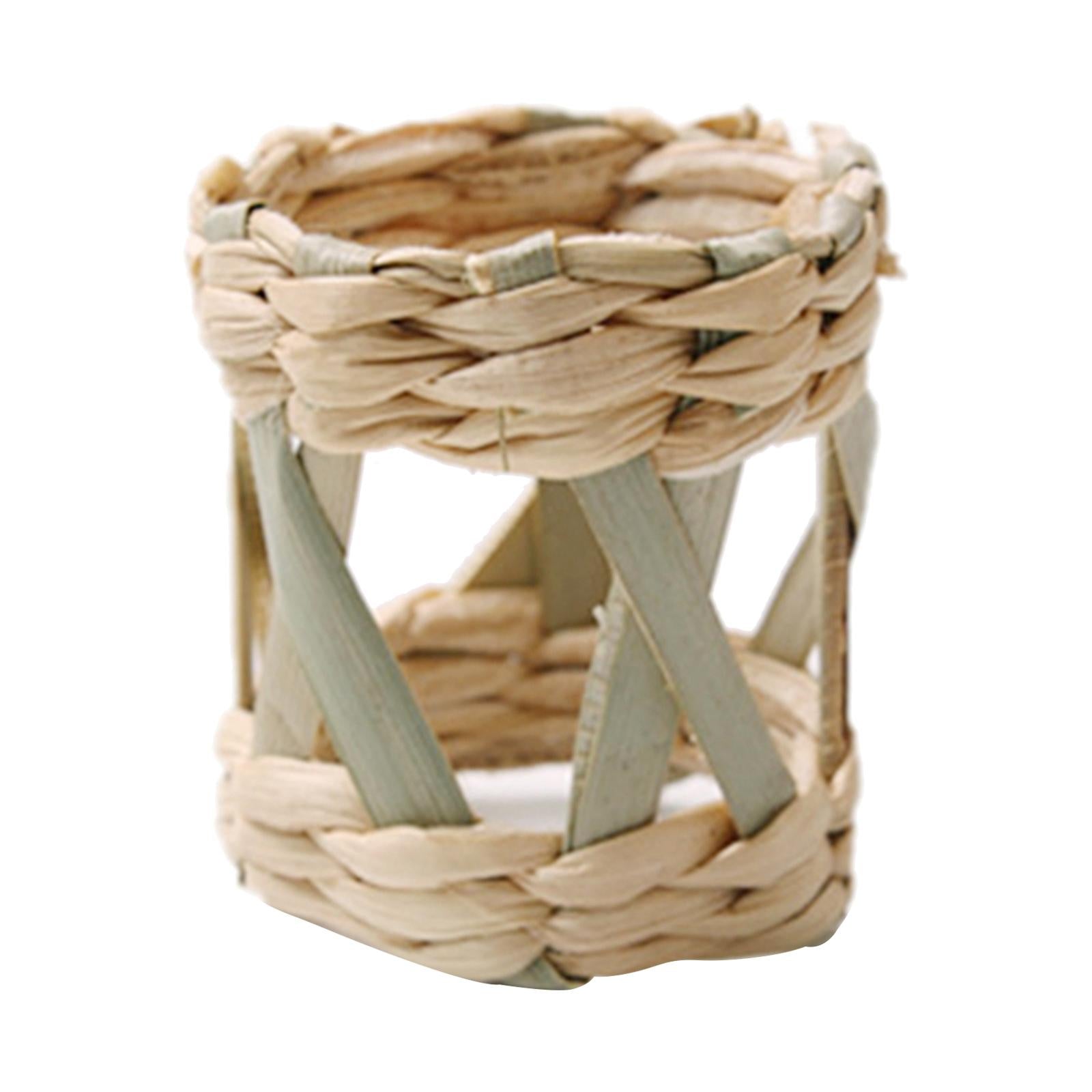 6x Handmade Napkin Rings Napkin Holder for Gathering Kitchen Dinner Table 4.6x5cm