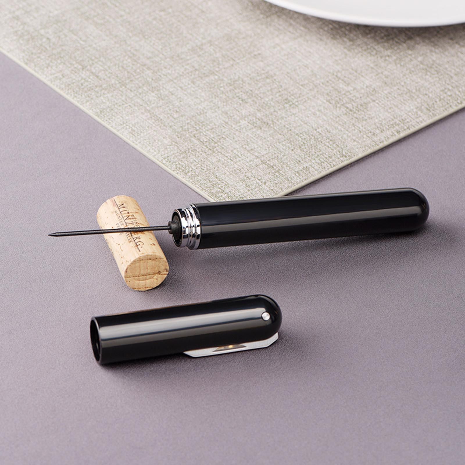 Air Pump Wine Bottle Opener Remover Gifts for Party Restaurant Fathers Blue