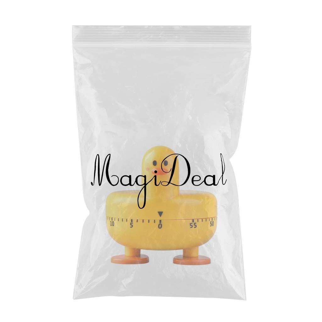 Mechanical Cooking Timer Alarm Reminder Count Down Clock for Yoga Games Kids Yellow