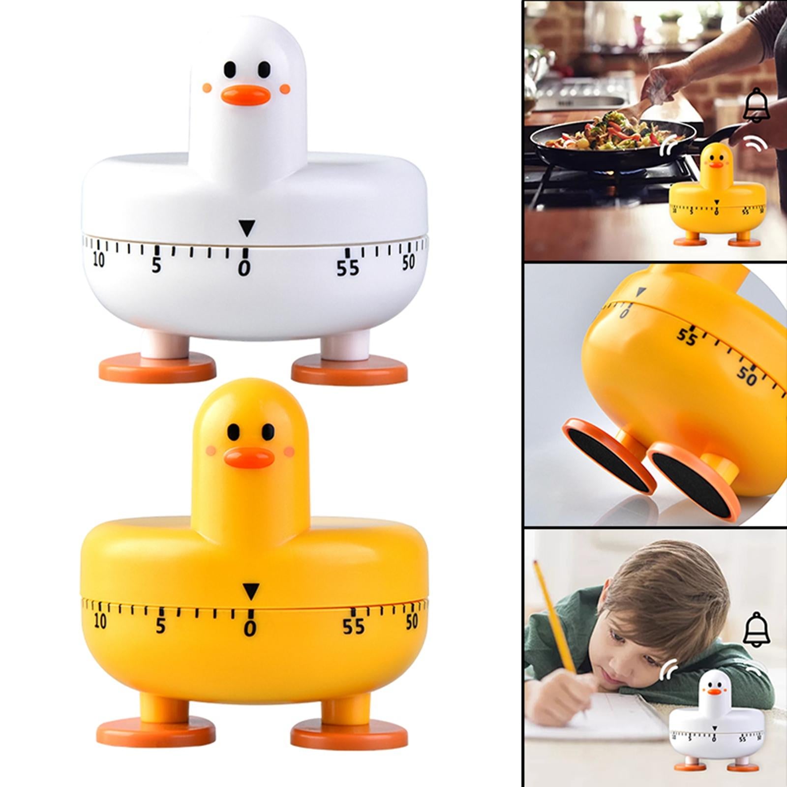 Mechanical Cooking Timer Alarm Reminder Count Down Clock for Yoga Games Kids Yellow
