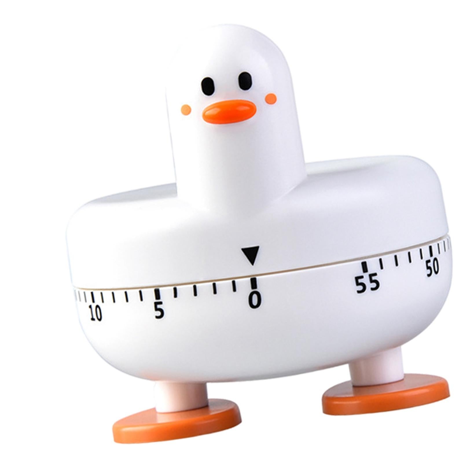 Mechanical Cooking Timer Alarm Reminder Count Down Clock for Yoga Games Kids White