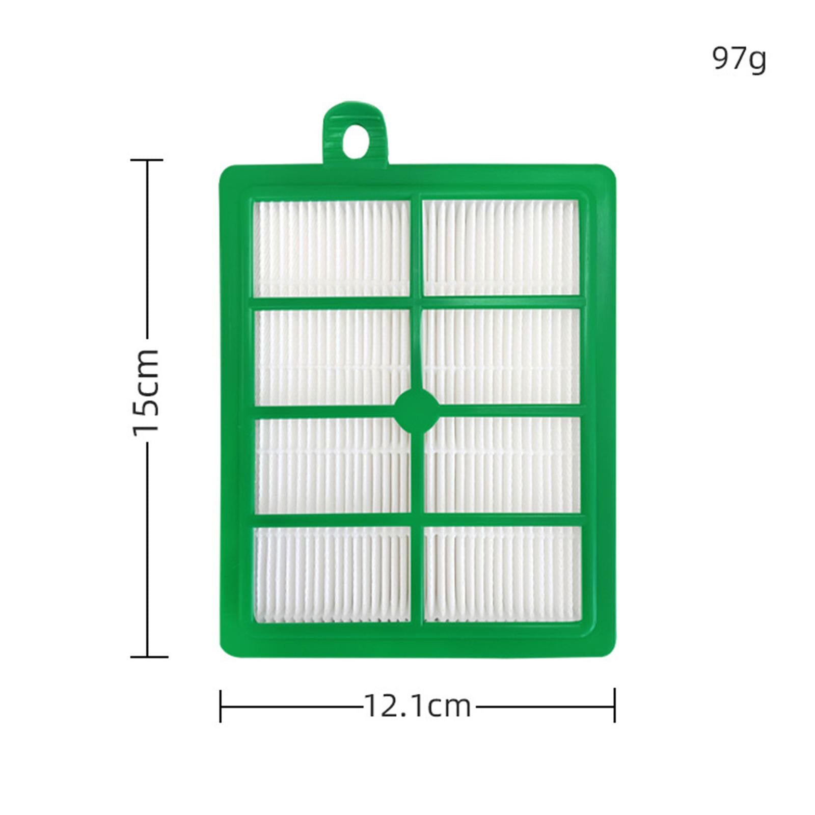 Vacuum Cleaner HEPA Filter for Philips Vacuum Cleaner FC9080 9083 Green