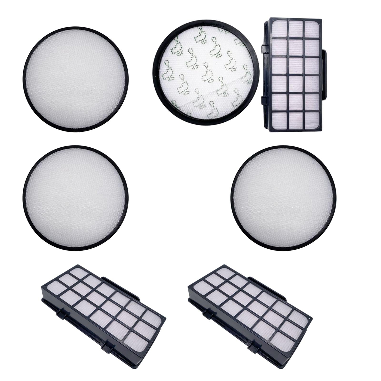 Filter Kit Accessories Set Durable for Rowenta HEPA Robot Vacuum Sweeper Front Rear Filter