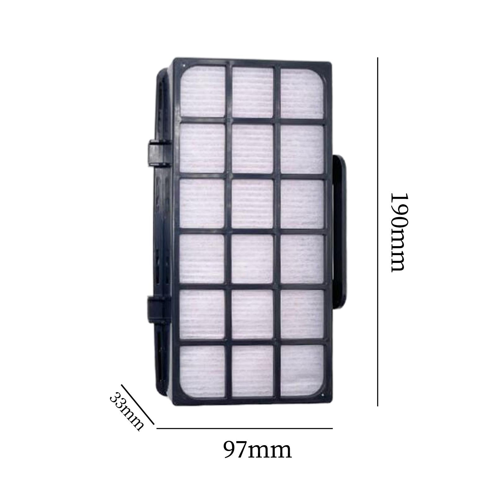 Filter Kit Accessories Set Durable for Rowenta HEPA Robot Vacuum Sweeper Rear Filter