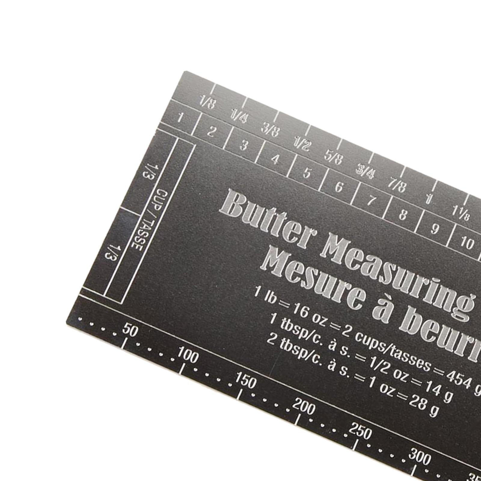 Butter Measuring Guid Stainless Steel Precision Gadget for Baking Dough